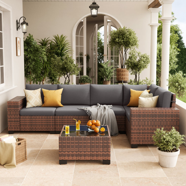 Individual outdoor sectional pieces sale